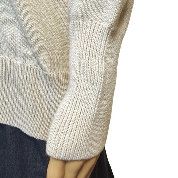 Pistola Darya Crewneck Pullover Sweater Knit Sz XS Oversized Stars Royal Dove - Picture 9 of 16